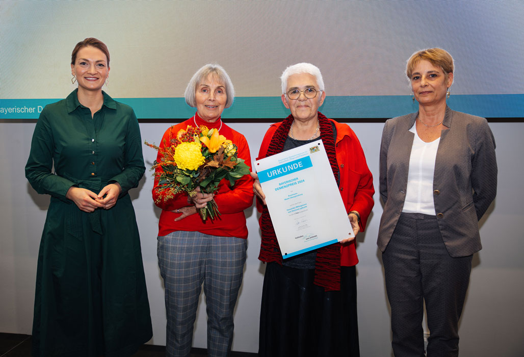 Markt Obergünzburg für das Projekt „Gesundes Mittagessen von Senioren gekocht“ Demenzpreis 2024