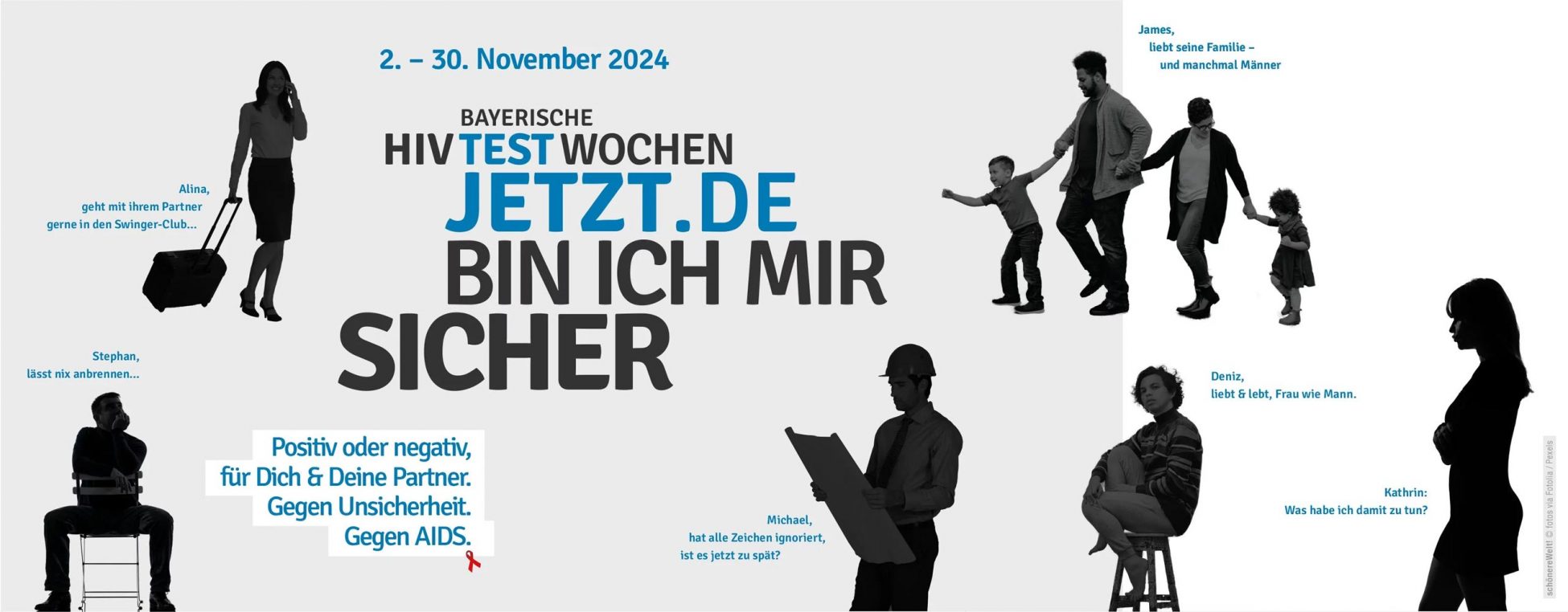 Bayerische HIV-Testwochen 2. bis 30. November 2024